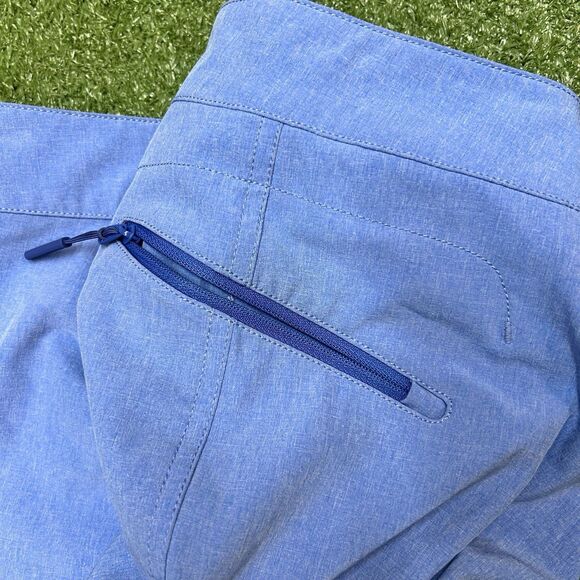 Vineyard Vines Heather Stretch Board Shorts Mens 28 Blue Swim Trunks - Picture 6 of 7